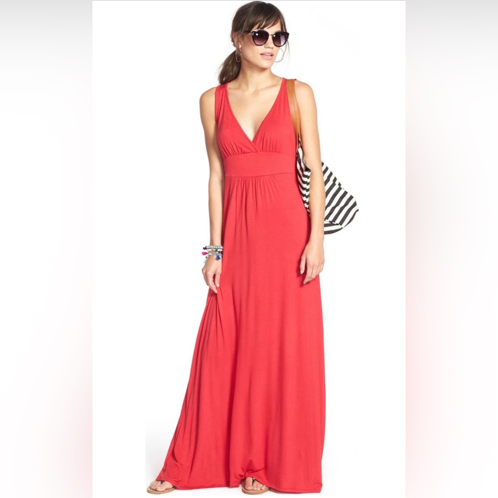 Pink/red maxi dress by Loveapella.
